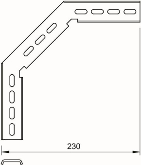 OBO MW 90 SL17 A2 Montagewinkel 90° 