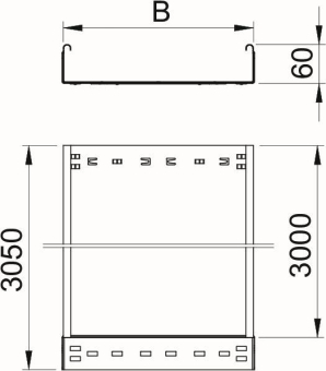 OBO MKSMU 610 A2 Kabelrinne MKSMU 