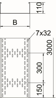 OBO BKRS 1110 FS Kabelrinne BKRS 