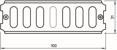 OBO RLVK 35 FS Längsverbinder 