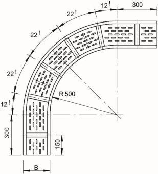 OBO WRB 90 120 FT Bogen 90° 