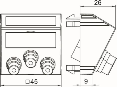 OBO MTS-12R F RW1 Multimediaträger Audio 