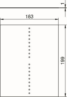 OBO VH-8 TW Trennwand f.VH8 PVC 
