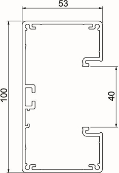 OBO GA-53100EL Geräteeinbaukanal Rapid 