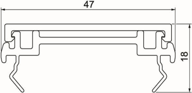 OBO GA-OT45EL Oberteil Rapid 45-2 Alu 