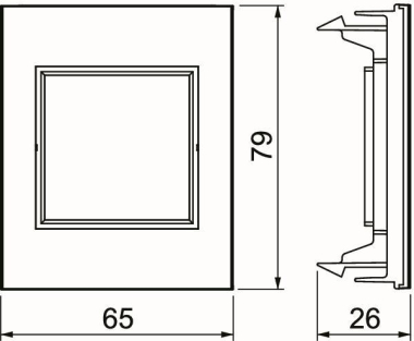 OBO BRK CF1 M45 rws 1f Rahmen SIGNA 