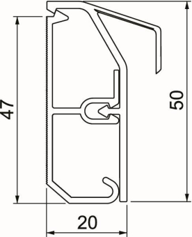 OBO SLT 2050 rws Sockelleistenkanal SL-T 