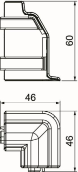 OBO SLL AE2050 rws Außeneck SL-L 20x50 