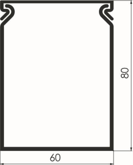 OBO VDK 8060 sgr Verdrahtungskanal METRA 