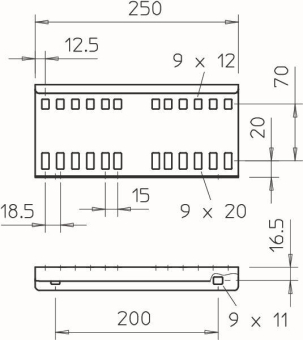 OBO LVG 110 FT Längsverbinder 
