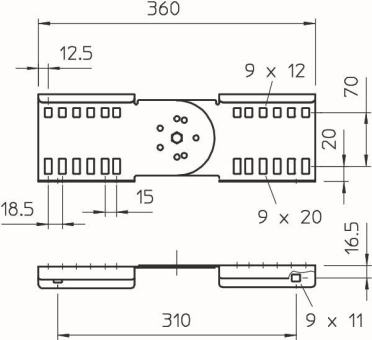 OBO LGVG 110 FT Gelenkverbinder 