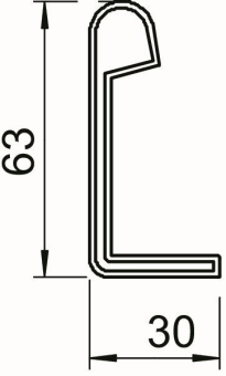 OBO SKH 60 OR Schutzkappe f.Kabelleiter 