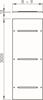 OBO WDRL 1116 30 DD Deckel m.Drehriegel 