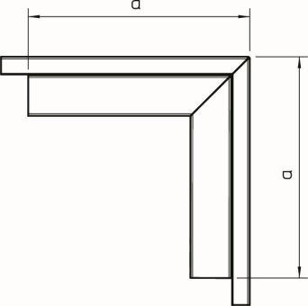 OBO LKM A60150FS Außeneck m.Oberteil 