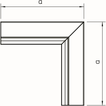 OBO LKM I80080RW Inneneck 80x80mm St FSK 