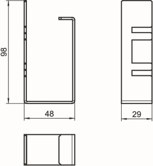 OBO LKM KF60100 Kanalklammer 
