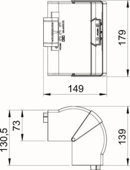 OBO GK-AH70170RW Außeneck variabel 