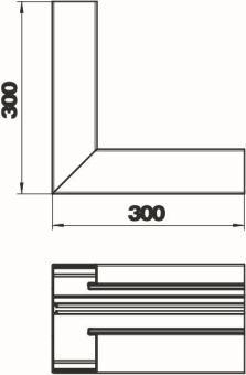 OBO GA-AI70170RW Inneneck asymmetrisch 