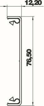 OBO GA-OTRW Oberteil 80x2000 Alu 