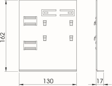 OBO KS70170 Wandkonsolenadapter 