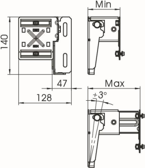 OBO BKN75 125 Befestigungskonsole T 