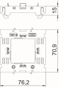 OBO 71MT1 45 Montageträger f.Modul 45 