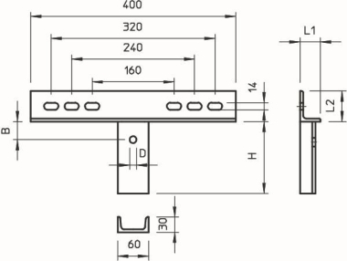 OBO KA-AW 30 FT Adapterplatte 