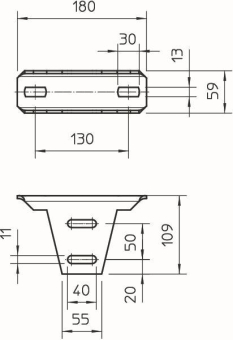 OBO KU 5 V FT Kopfplatte f.US 5-Stiel 