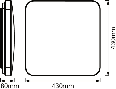 LEDV ORBIS CLICK SENSOR 430 50W 