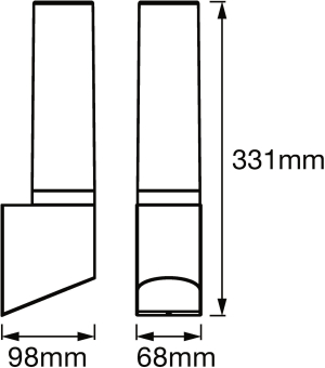 LEDV ENDURA STYLE FLARE Wall 7W 