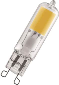 OSR LED PIN 2,6-30W/827 300lm 320° Glas 