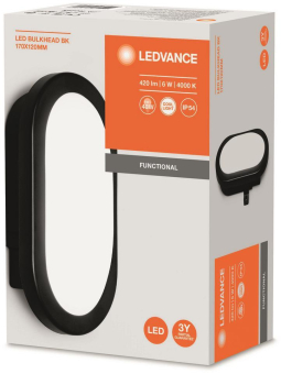 LEDV LED BULKHEAD 6W 840 BK 