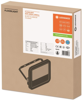 LEDV FL PFM 65W/6500K SYM 100 BK 