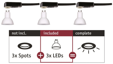 Paulmann EBL Choose 3er GU10 Set   28784 