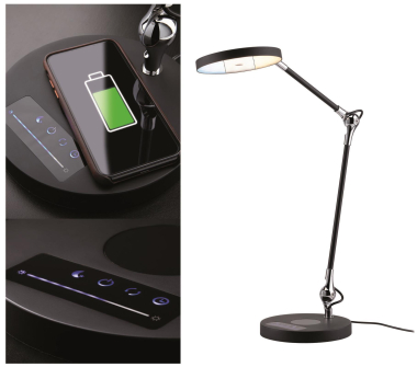 PAULM Tischleuchte Numis 11W  sw   78910 