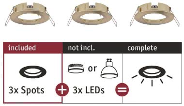 Paulmann EBL Choose 3er Spot starr 92483 