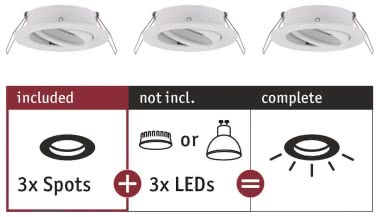 Paulmann EBL Choose 3er Spot       92486 