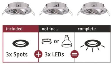 Paulmann EBL Choose 3er Spot       92488 