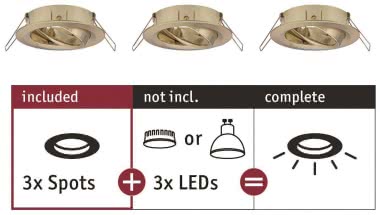 Paulmann EBL Choose 3er Spot       92489 