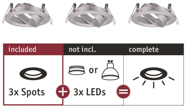 Paulmann EBL Choose 3er Spot       92490 