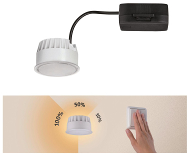 Paulmann LED Coin Nova 3-Step-Dim  93070 