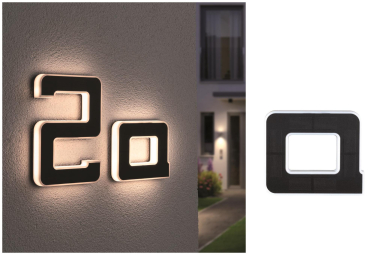 Paulmann Outdoor Solar Hausnummer  94650 