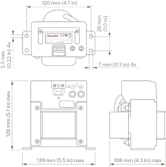 PHIL Coded Mains Transformer LN 72391300 