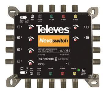 Televes Guss-Multischalter 5in6    MS56C 
