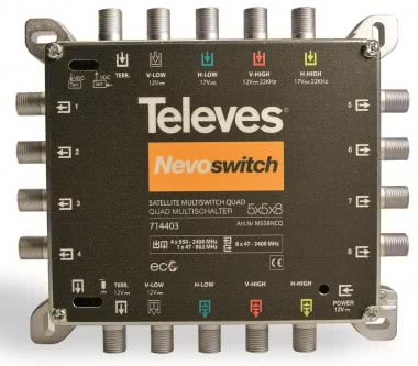 Televes Guss-Multischalter 5in8  MS58NCQ 