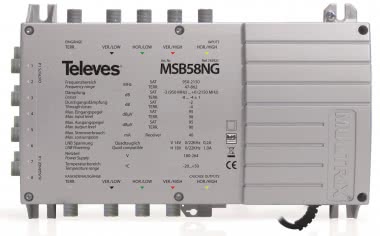 Televes Multischalter 5in8       MSB58NG 