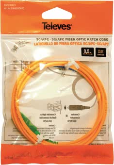 Televes Optisches Kabel 0,5m  OSK05SCAPC 