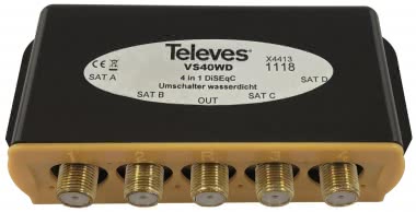 Televes Diseqc-Umschalter 4/1     VS40WD 