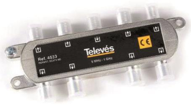 Televes 8-fach Verteiler           VT812 