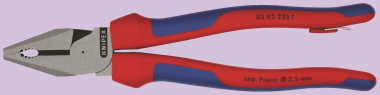 Knipex Kraft-Kombizange mit   0202225TBK 
